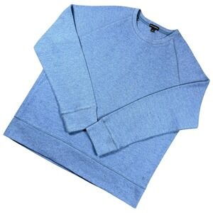 Banana Republic Crewneck Mens Large Blue Heathered Raglan Sweatshirt Casual